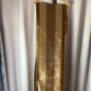 TWO Neiman Marcus Gold and Brown Curtains.